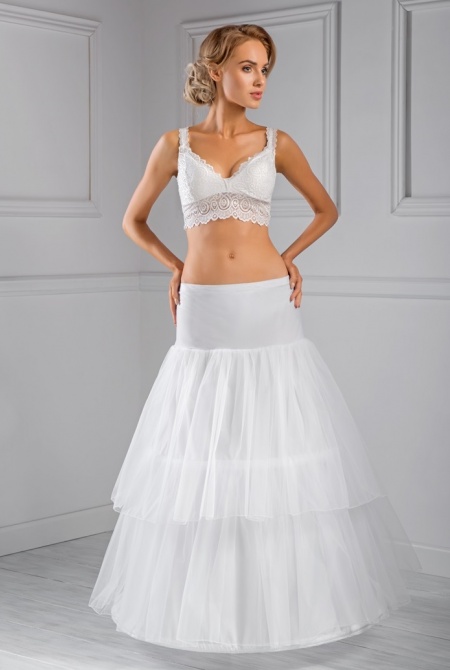 Biała rozkloszowana halka do sukni KOLOR BIAŁY Model: H13